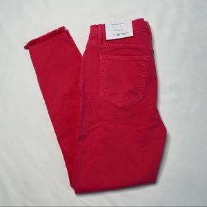 LOFT High Waist Slim Pocket Skinny Jeans